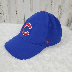 Chicago Cubs Velcro Baseball Cap Blue